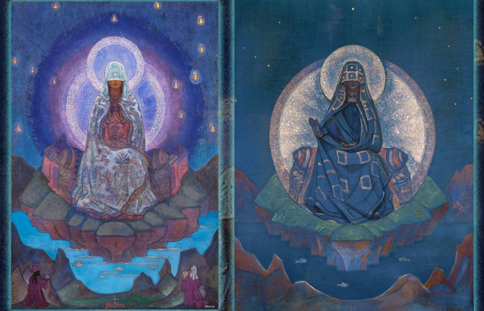 Описание картины Николая Рериха «Матерь Мира»