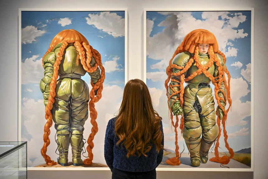 Холли Херндон и Мэтт Драйхерст «Исследование 1 и 2 (из серии xhairymutantx)» Холли Херндон и Мэтт Драйхерст «Исследование 1 и 2 (из серии xhairymutantx)»