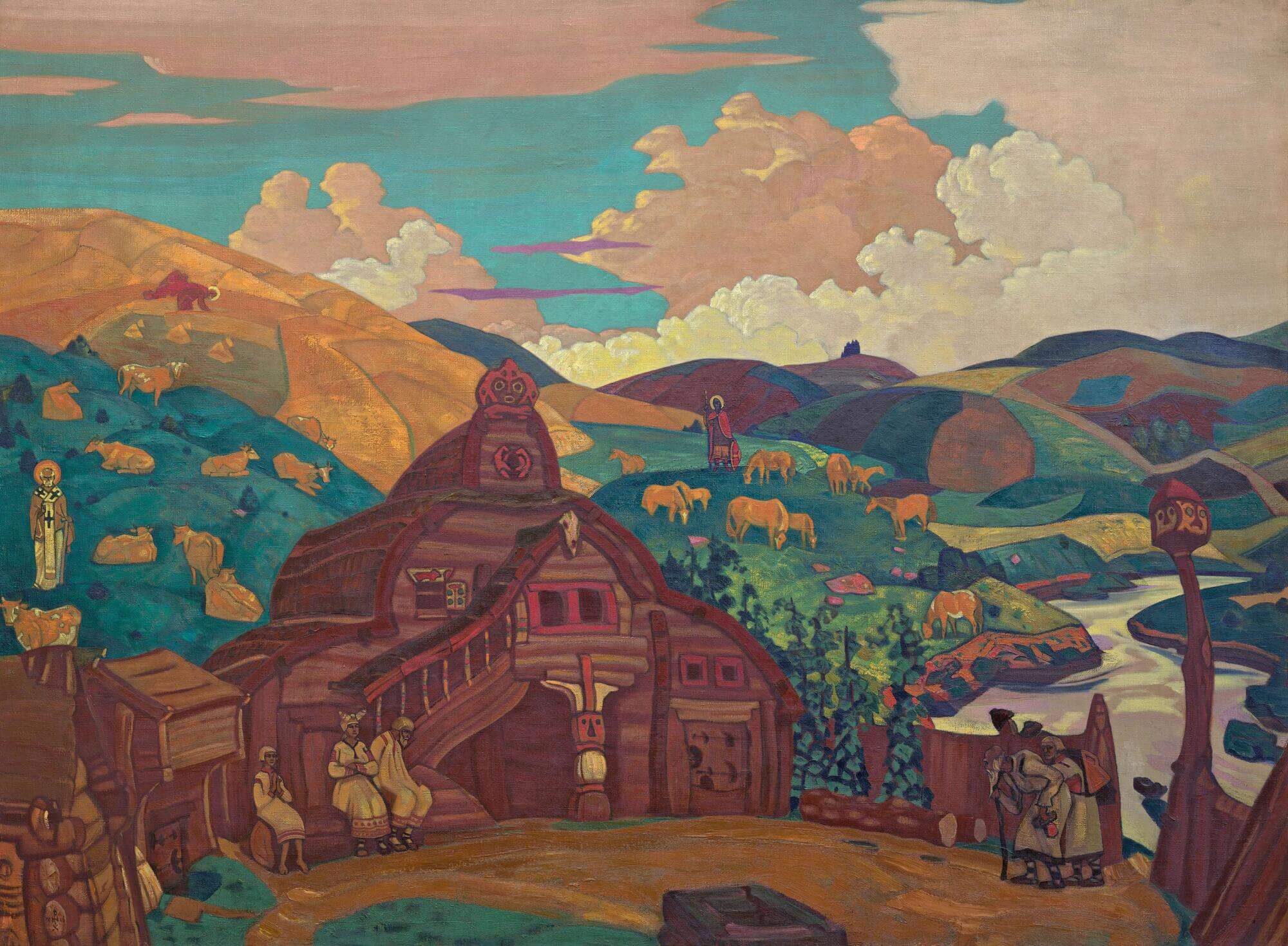 Описание картины "Три радости"