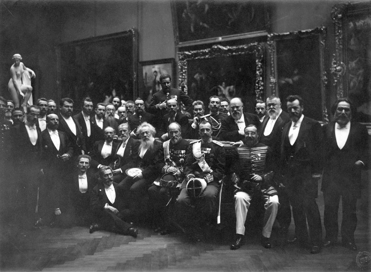 Шишкин. На открытии музея. 1898