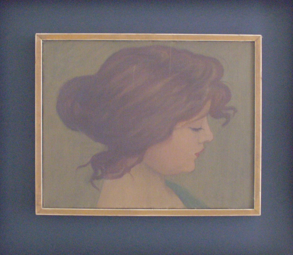Ф.В. Боткин. Этюд женской головки. Начало 1890-х. Холст, масло. 32×41. Краснодарский краевой художественный музей им. Ф.А. Коваленко, Краснодар