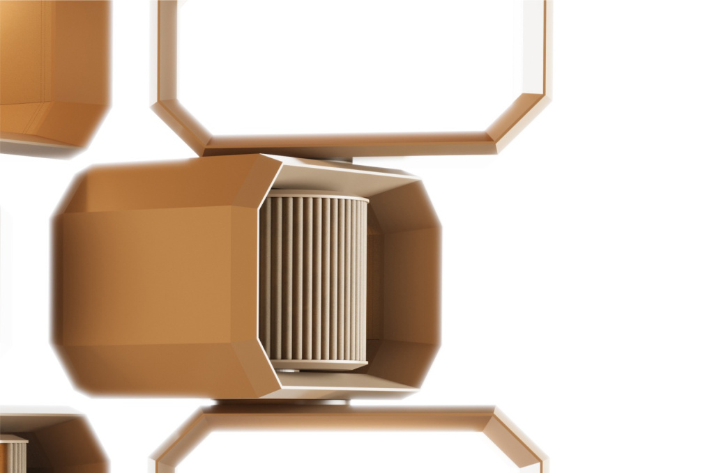 Система GeoWall - модульная кинетическая скульптура