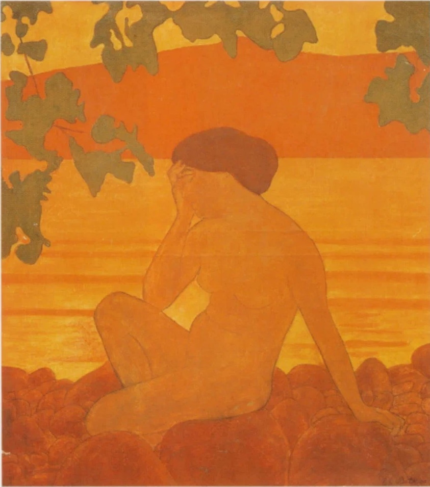 Ф.В. Боткин. Купальщица. Конец 1890-х. Холст, масло. 76,5×68. Государственная Третьяковская галерея, Москва