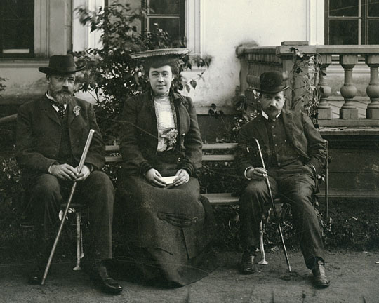 И.С. Остроухов, А.П. Боткина и В.А. Серов [1900-е]