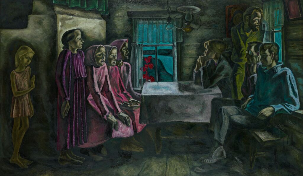 В.Е. Попков. Северная песня. „Ой, да как всех мужей побрали на войну“ (1968)