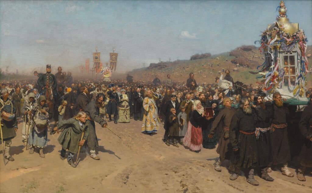 Репин И.Е. Крестный ход в Курской губернии. 1881–1883