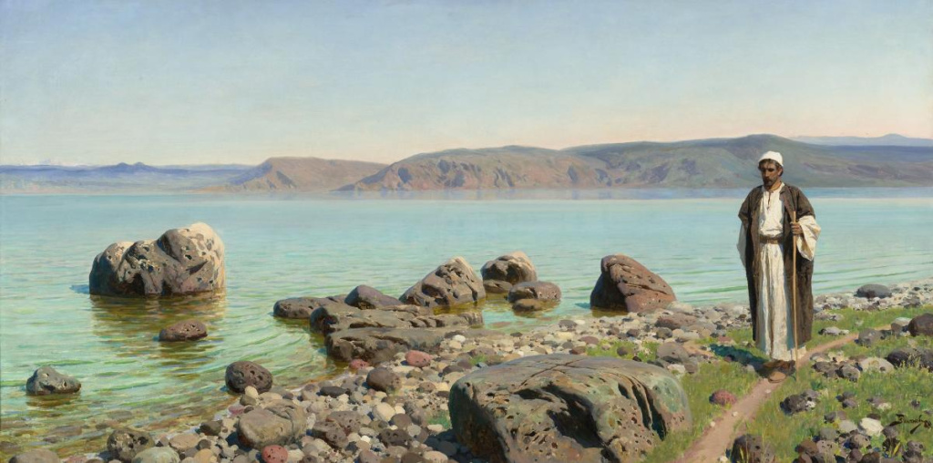 Василий Поленов. На Тивериадском (Генисаретском) озере. 1888. Государственная Третьяковская галерея