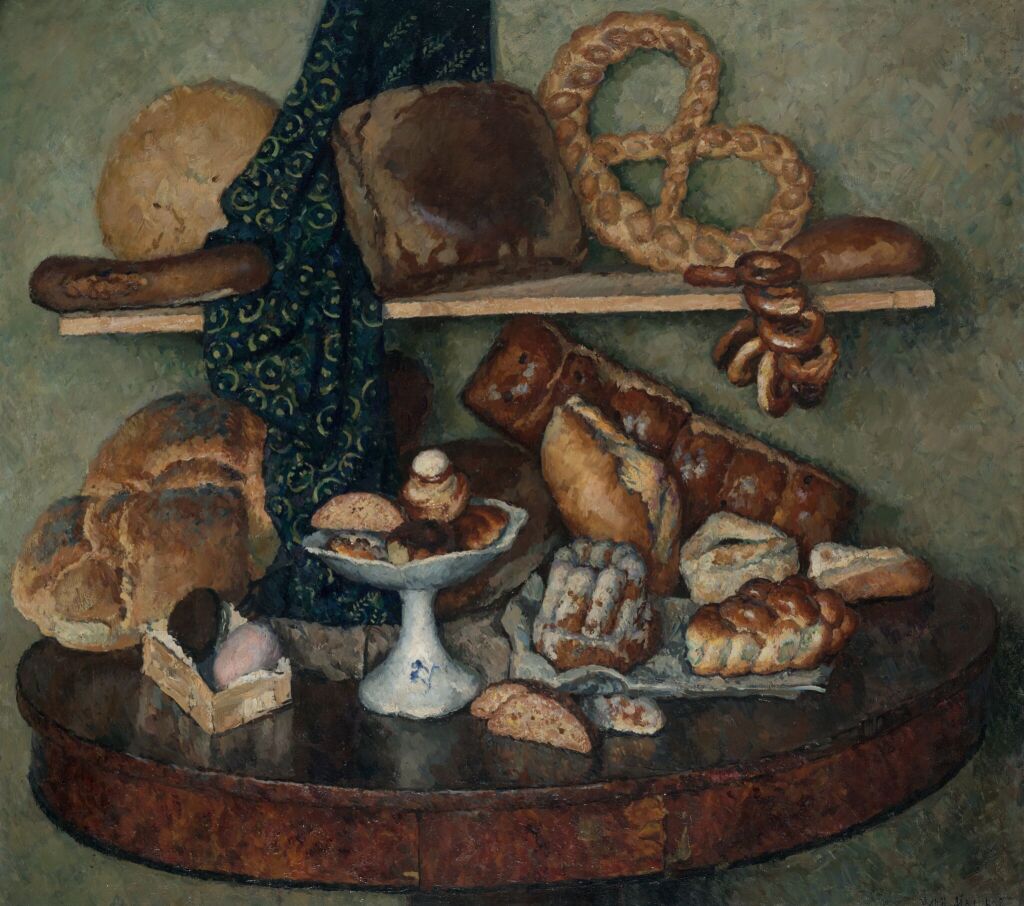 Машков Илья. Снедь московская хлебы. 1924. ГТГ
