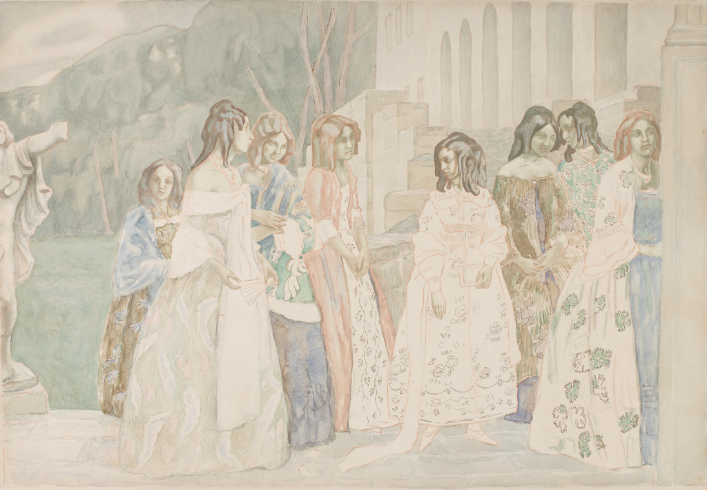 В. Э. Борисов-Мусатов. Реквием. 1905. ГТГ