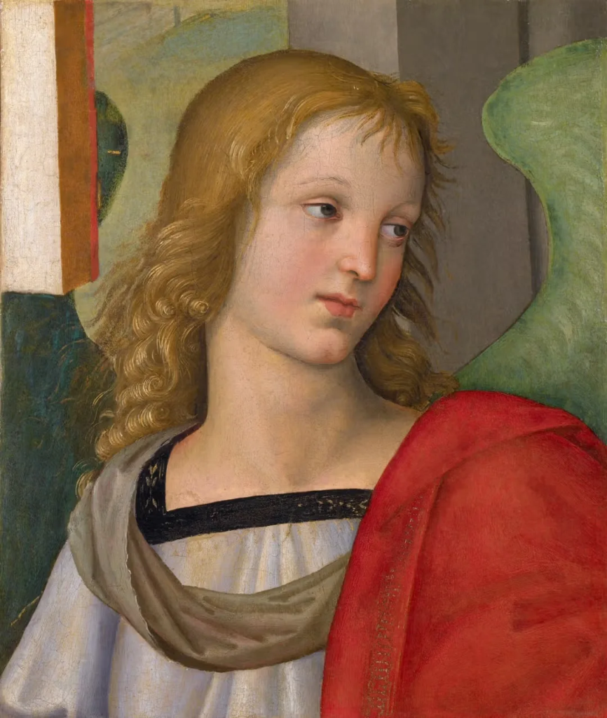 Рафаэль. Ангел (фрагмент алтаря Барончи), ок. 1500–1501