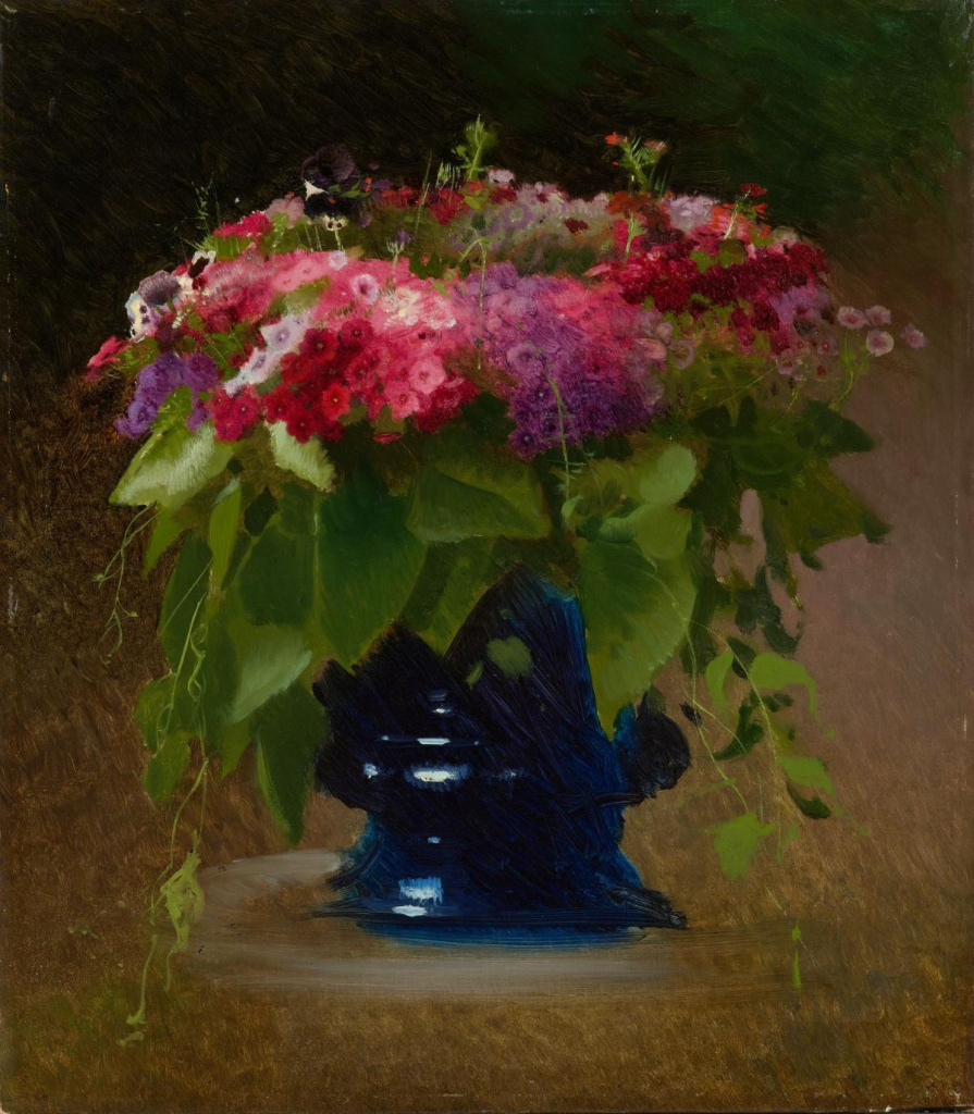 Н.И. Крамской. Букет цветов. Флоксы. 1884. ГТГ