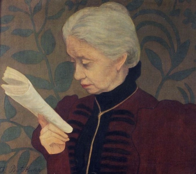 Ф.В. Боткин.  Портрет Анны Ефимовны Боткиной (матери художника). Холст, масло. 46×55. Саратовский государственный художественный музей им. А.Н. Радищева. Бывшее собрание ГТГ, дар М.В. Боткина в 1907 году.