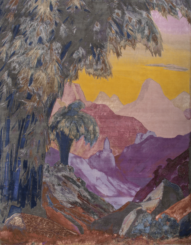 Ковер по мотивам картины Святослава Рериха «Куда идешь, брат мой»