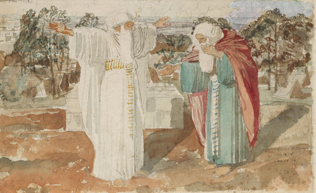 А.А. Иванов. Авраам просит у Бога знамения. Конец 1840-х – 1858. ГТГ