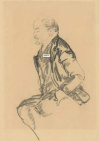 ФИЛИПП АНДРЕЕВИЧ МАЛЯВИН В.И. Ленин. 1921