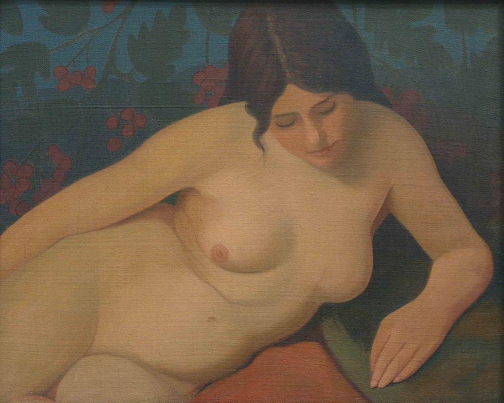 Ф.В. Боткин. Натурщица 1890-е. Холст, масло. 50×64. Ярославский художественный музей