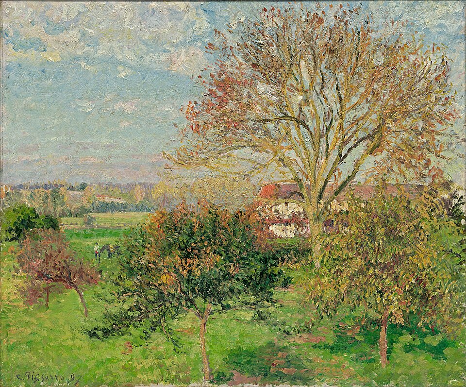 Камиль Писсарро. «Осеннее утро в Эраньи». 1897. ГМИИ им. А.С. Пушкина