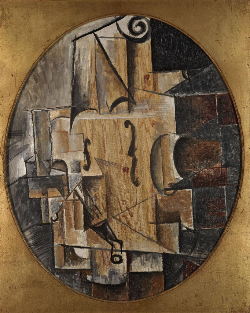 Пабло Пикассо. Скрипка. 1912. ГМИИ им. А.С. Пушкина