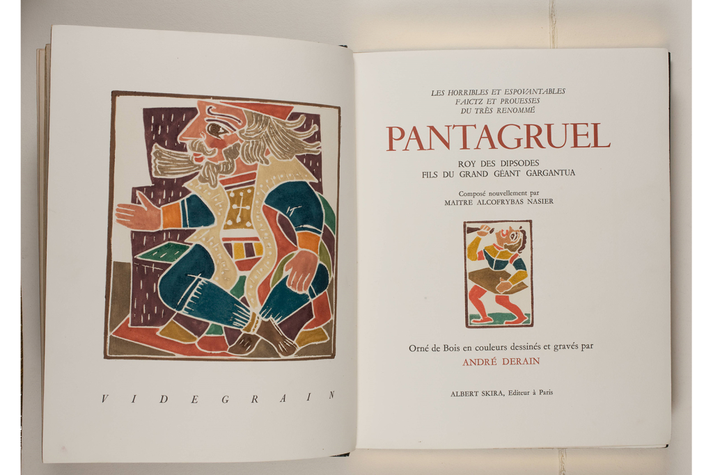 Андре Дерен. Франсуа Рабле. Пантагрюэль. Париж: Издательство Albert Skira, 1943