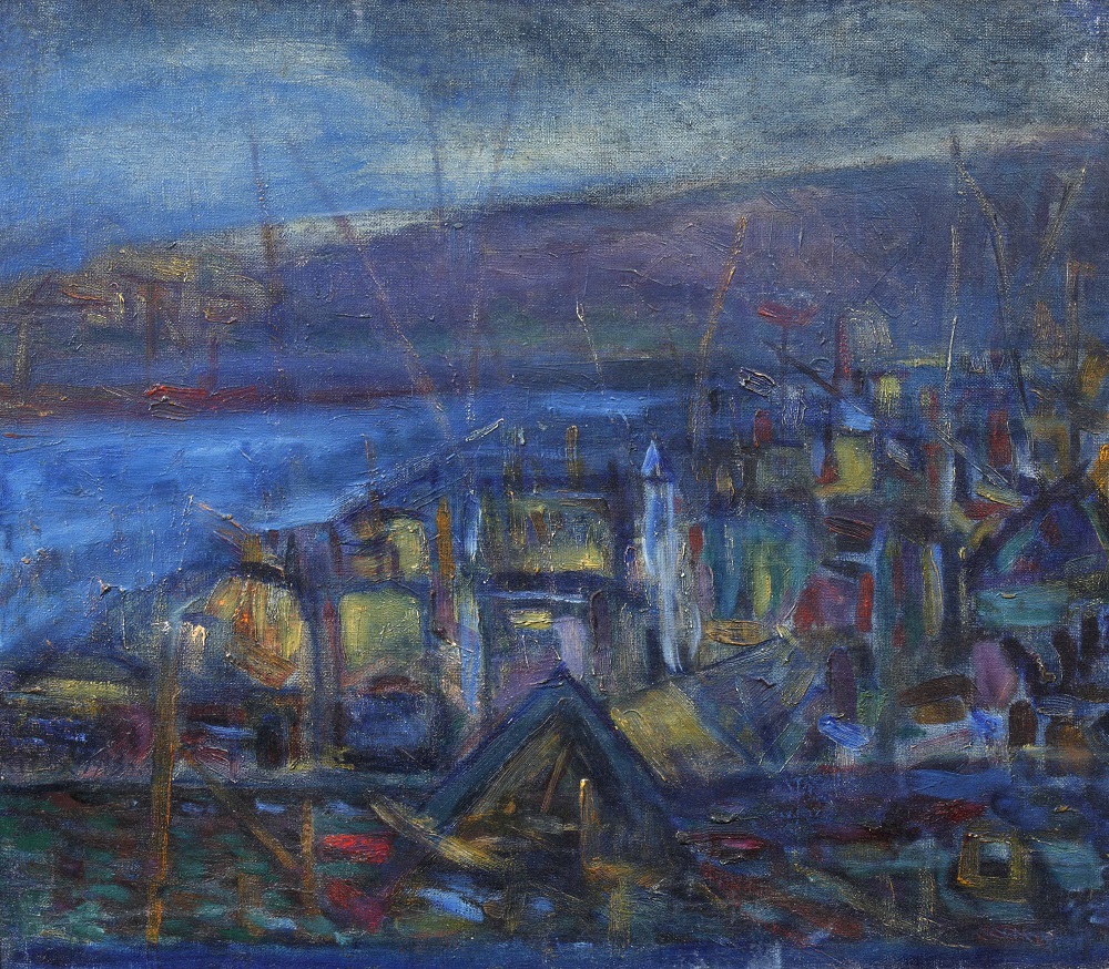 Ил. 34. А.Ф. Микули. Подол в Киеве