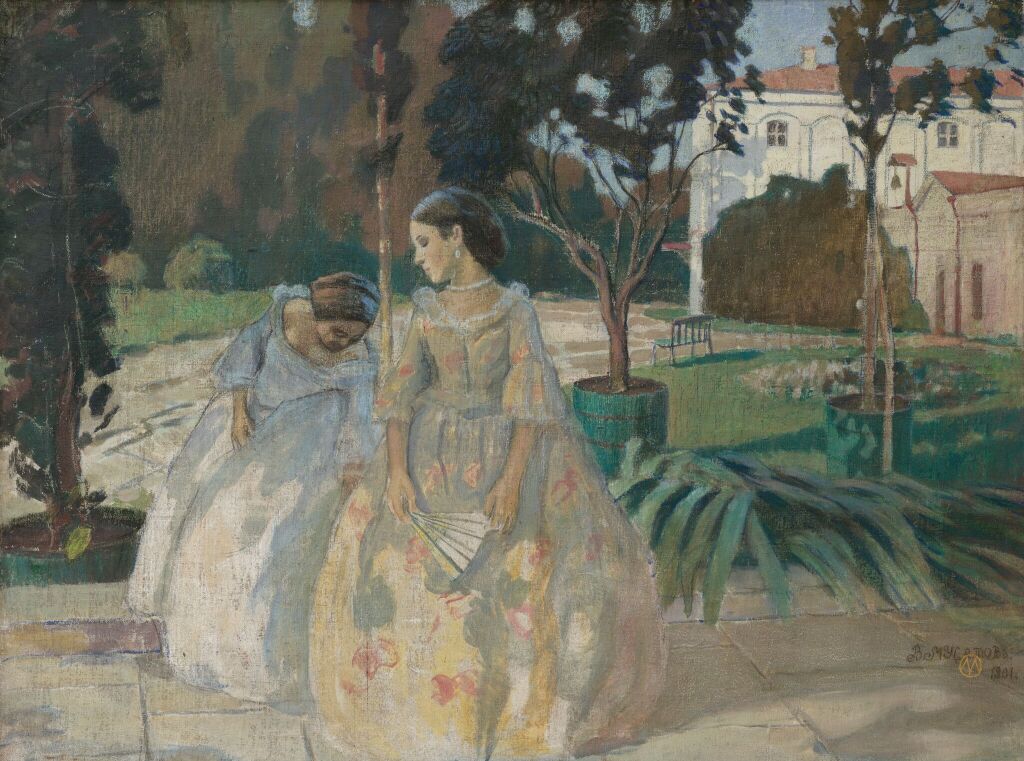 В. Э. Борисов-Мусатов. Гобелен. 1901. ГТГ