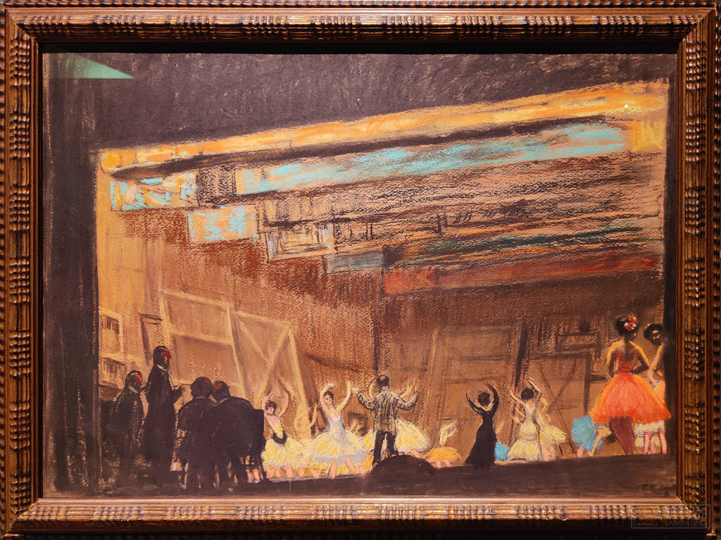 Б.М. Кустодиев. Репетиция балета. 1910. ГТГ