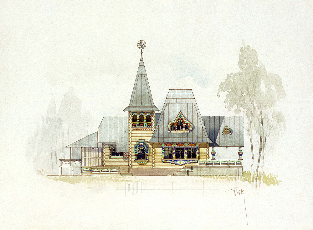 Фасад дачи С.Я. Левенсона. Архитектор Фёдор Шехтель, 1900