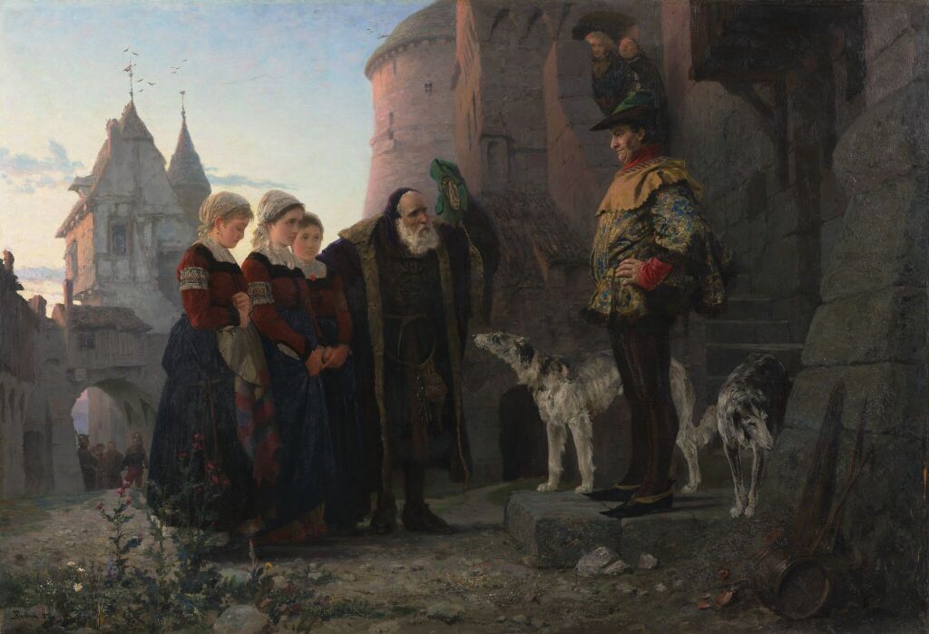 Василий Поленов. Право господина. 1874. Государственная Третьяковская галерея