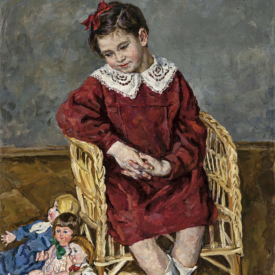 Петр Кончаловский. «Что мне с вами делать». 1936. ГРМ.jpg
