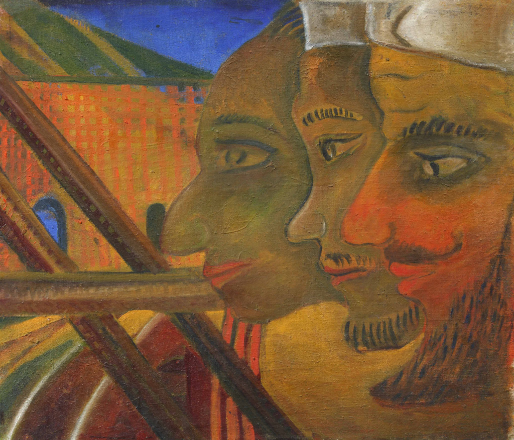 Ил. 31. А.Ф. Микули. Зовы прошлого. Хара-Хото. 1910-е – начало 1920-х. Холст, масло. 57,5×67. Собрание Романа Бабичева, Москва