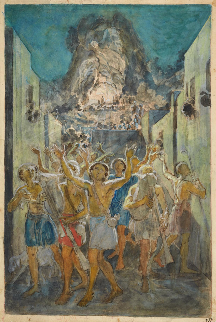 А.А. Иванов. Славословие пастухов. Конец 1840-х – 1858. ГТГ
