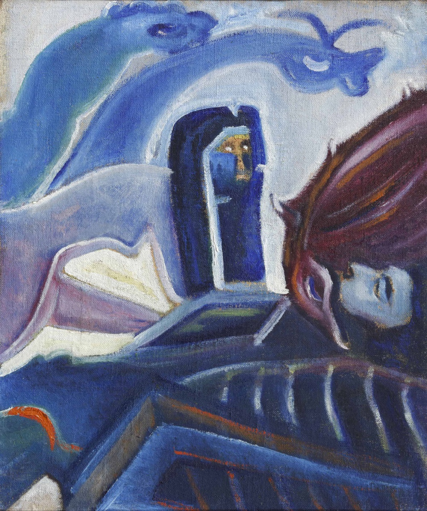 Ил. 30. А.Ф. Микули. Сон королевича. 1900-е–1910-е. Холст, масло. 46×38. Собрание Романа Бабичева, Москва