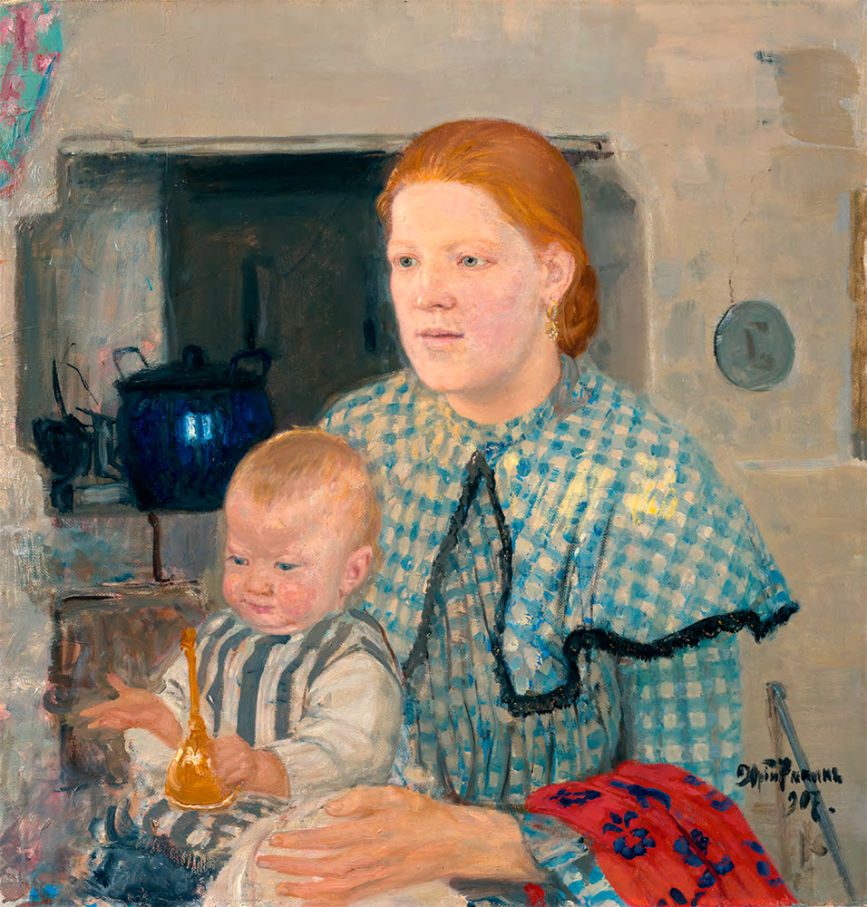 Ю.И. Репин. Моя жена. 1907. Холст, масло. 75×73 см. Государственная Третьяковская галерея, Москва