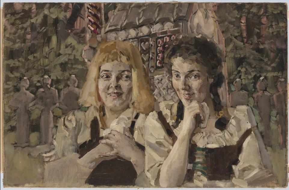 М.А. Врубель Гензель и Гретель. 1896 Холст, масло. 57 × 89 © НХМ РБ. Инв. РЖ-765