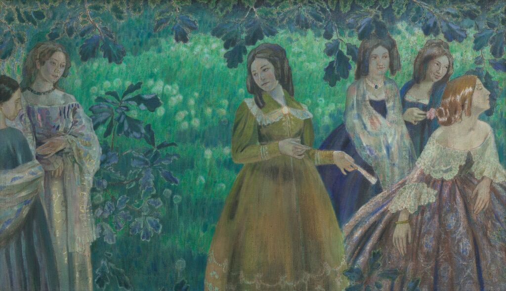 В. Э. Борисов-Мусатов. Изумрудное ожерелье. 1903–1904. ГТГ