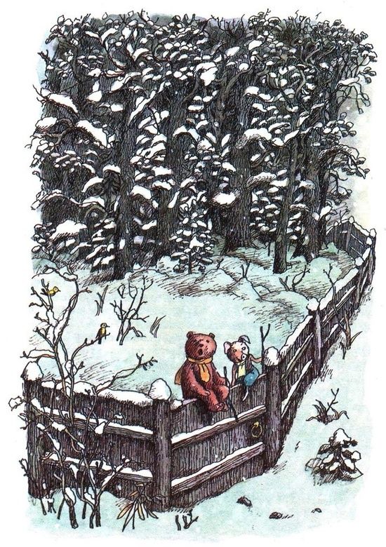 Б.Диодоров. Иллюстрация к сказке А.Милн и Б.Заходер Винни Пух и ВСЕ-ВСЕ-ВСЕ