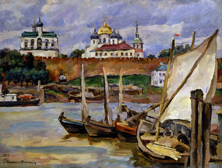 Петр Кончаловский. Новгород. Детинец. 1925.png