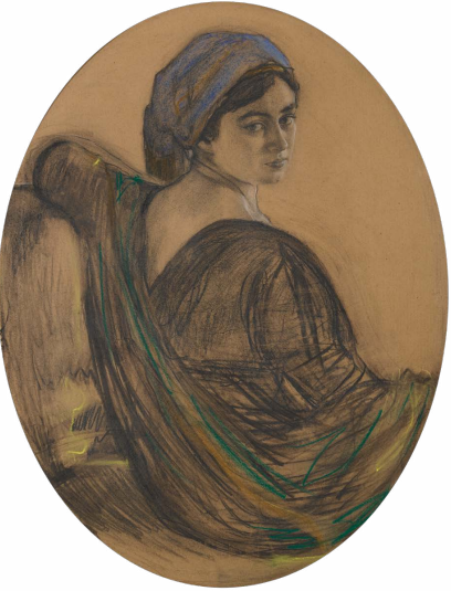 В.А. Серов. Портрет Г.Л. Гиршман. 1911. ГТГ
