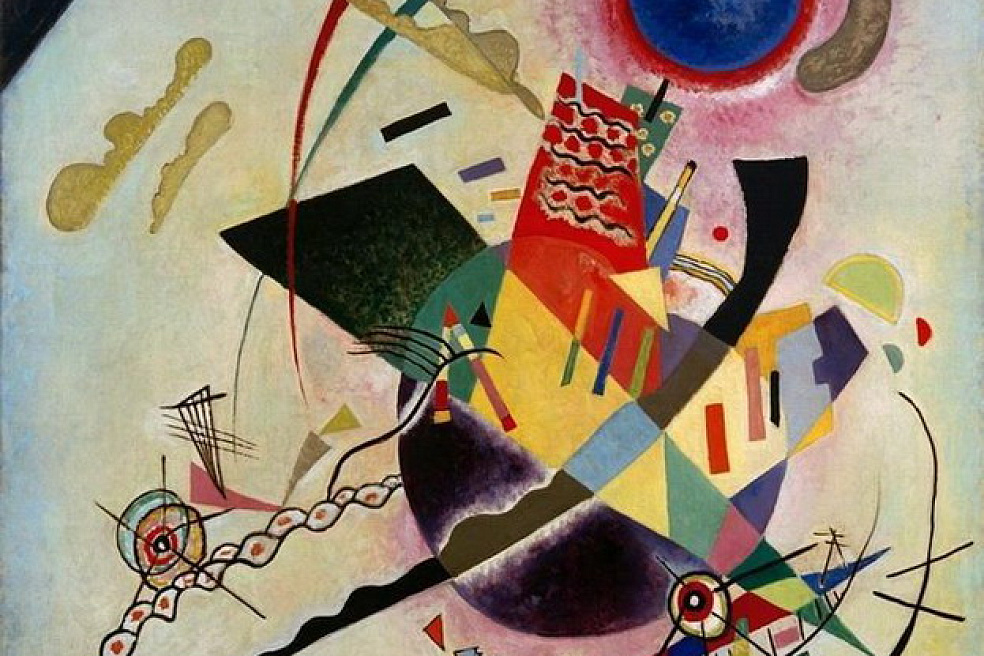 В.В. Кандинский. Синий круг. 1922. Нью-Йорк. Музей Соломона Р.Гуггенхайма