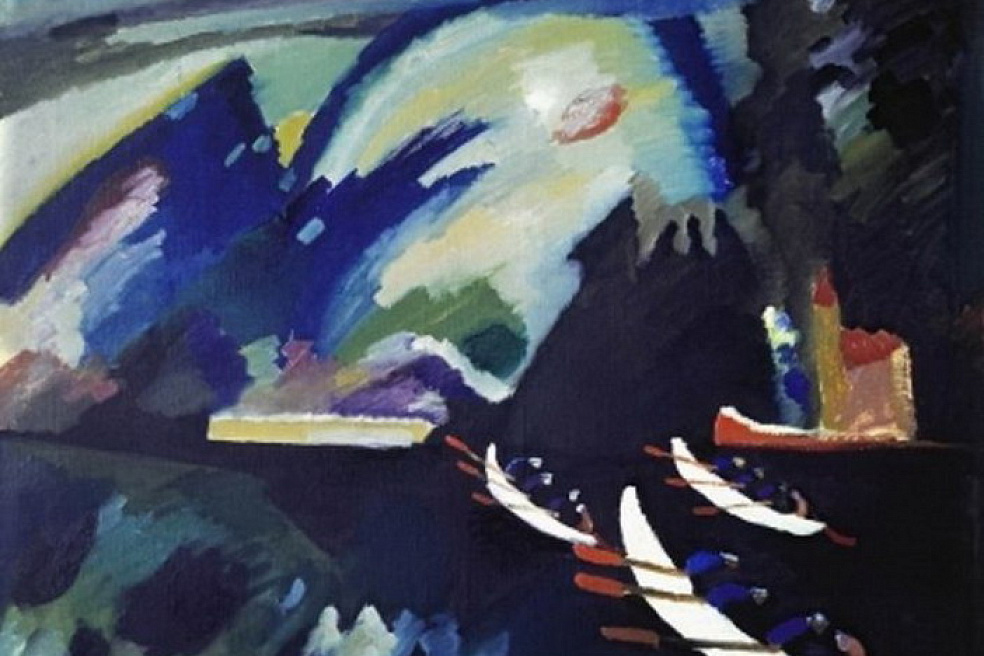 В.Кандинский. Озеро. 1910. ГТГ