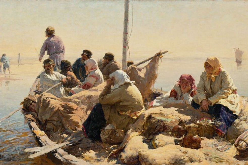 Абрам Архипов. По реке Оке. 1889. Холст, масло. ГТГ