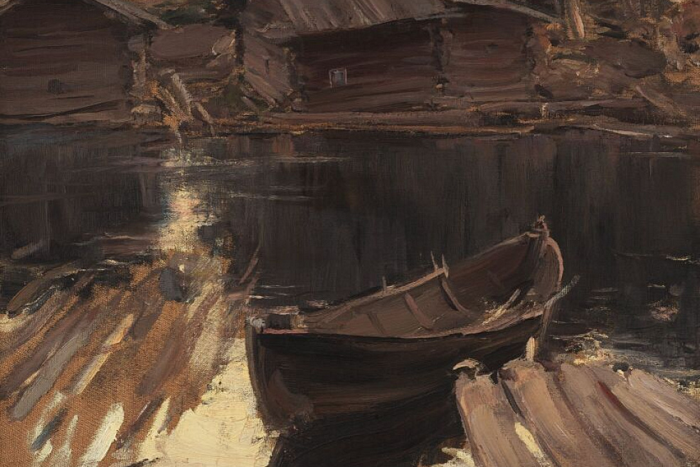 Абрам Архипов. Северная деревня. 1903. Холст, масло. ГТГ