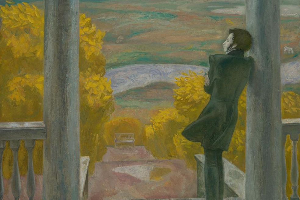 В.Е. Попков. Осенние дожди (Пушкин). 1974. ГТГ