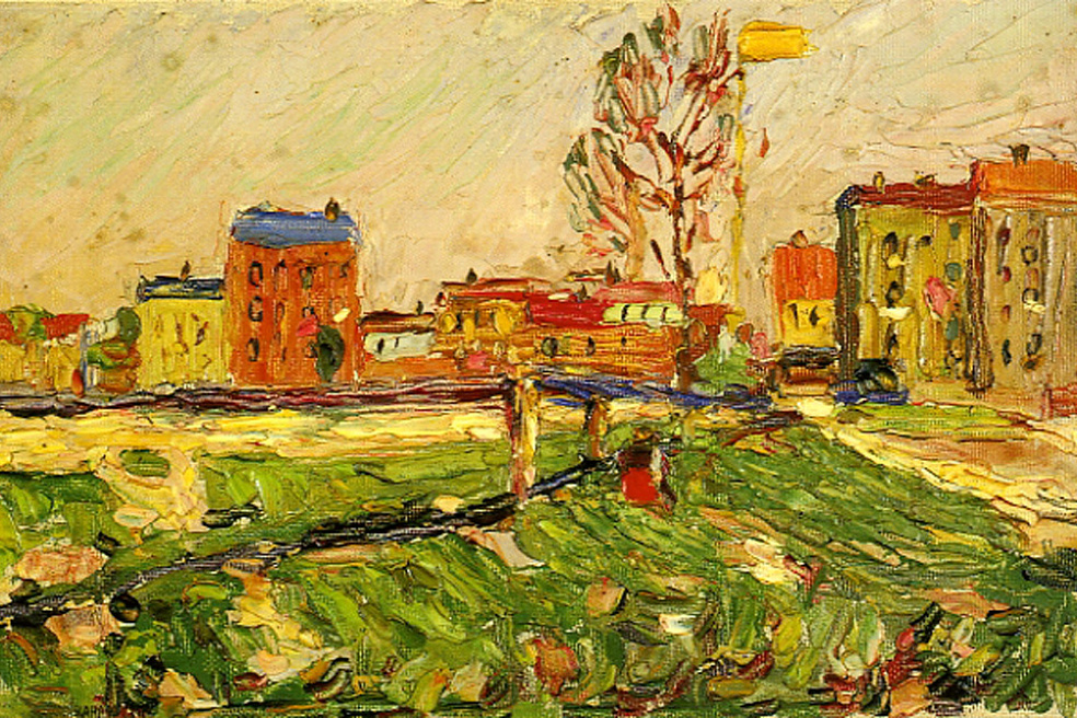 В.Кандинский. Мюнхен. Швабинг. 1901. ГТГ