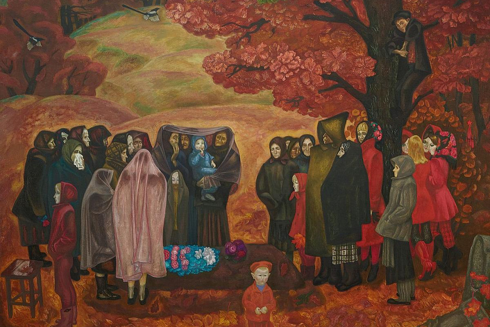 В.Е. Попков. Хороший человек была бабка Анисья. 1971-1973. ГТГ