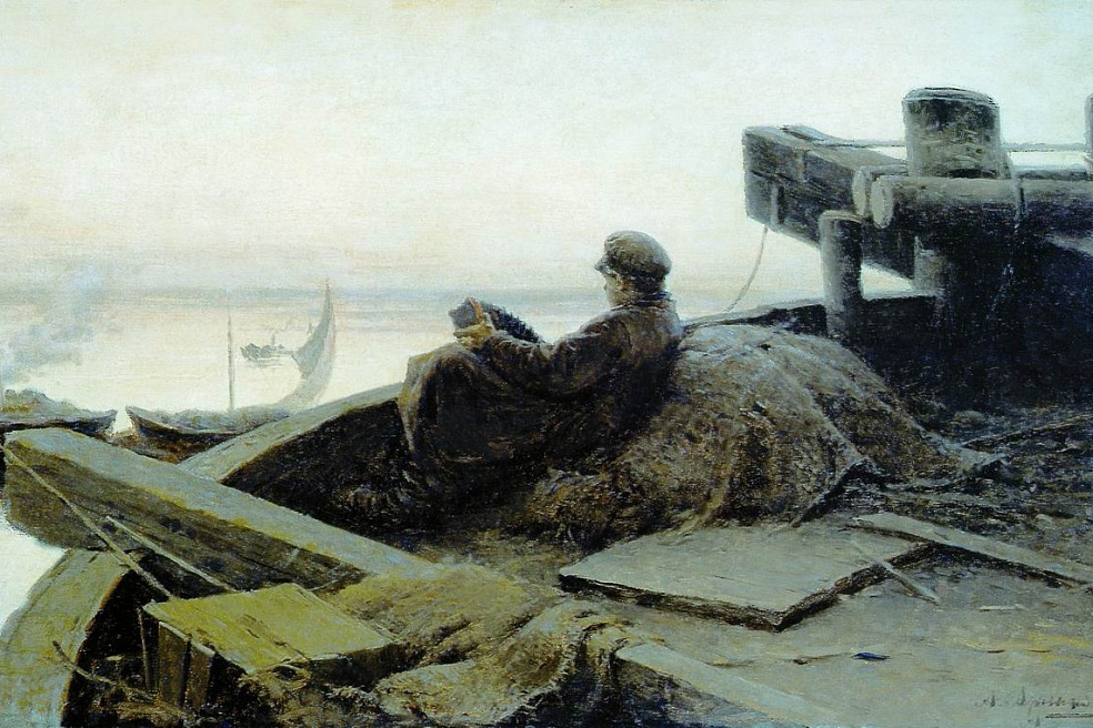 Абрам Архипов. На Волге. 1889. Холст, масло. ГРМ