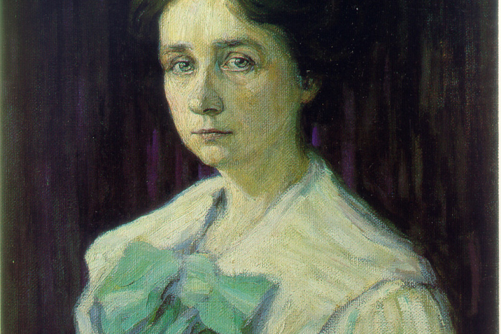 В.Кандинский Портрет Габриэлы Мюнтер. 1905. Ленбаххаус, Мюнхен