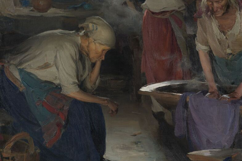Абрам Архипов. Прачки. Конец 1890-х. Холст, масло. ГТГ