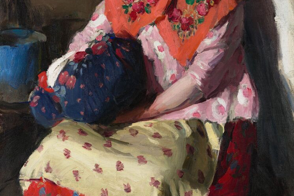 А.Архипов. Крестьянка. 1916. Холст. Масло. ГТГ