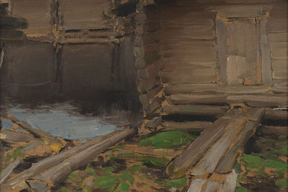 Абрам Архипов. Северная деревня. 1902. Холст, масло. ГТГ